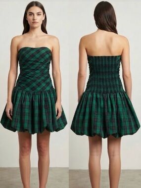 Luella for Target Strapless Tartan Plaid Dress - Size 5
